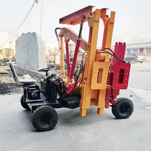 Yugong New Hydraulic Pile Driver Machine Piling Machine Hammer Guardrail Pile Driver Price