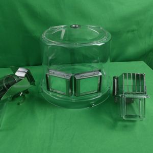 Attrezzatura da laboratorio Mouse metabolico PC gabbia con acciaio inox Rack per topi di ratto - Product Image 5