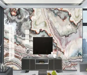 High Quality 3D Wall Panels Faux Marble Wall Panel For Tv Walls For Interior Decoration
