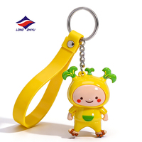 Longzhiyu, usine de fabrication de porte-clés ODM depuis 20 ans, porte-clés en caoutchouc personnalisé avec logo 3D, porte-clés en PVC, porte-clés en silicone pour cadeaux promotionnels