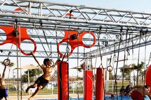 Phiêu lưu công viên Tập Thể Dục Đào Tạo thiết bị tập thể dục giàn cấu trúc cho American NINJA CHIẾN BINH trở ngại khóa học trẻ em người lớn - Product Image 4