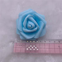 Tête de fleur artificielle en mousse de 7 cm - Cadeau festif pour la décoration de la maison - Tête de fleur artificielle pour la décoration de la maison