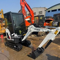   Mini-excavatrice sur chenilles d'occasion E20 2T avec moteur et système hydraulique fiables, idéale pour les chantiers étroits et les travaux d'aménagement paysager