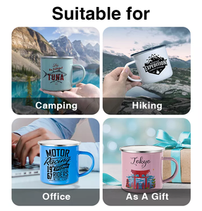 PYD Life Newest <strong>Small</strong> Size 6oz 180ml Kids Enamel <strong>Mug</strong> Promotional <strong>Mug</strong> Coffee Metal Enamel <strong>Mugs</strong> with Custom Logo Stocked - Product Image 4