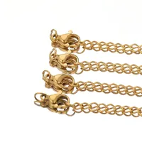 Extension en acier inoxydable chaînes de queue de homard étendues fermoirs connecteurs collier à faire soi-même fabrication de bijoux accessoires fournitures