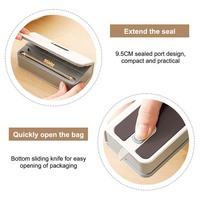 Scelleuse de Sacs LISI Mini Portable pour Aliments en Plastique, Batterie 1600mAh, 5V, Six Températures Réglables, Organisation Domestique