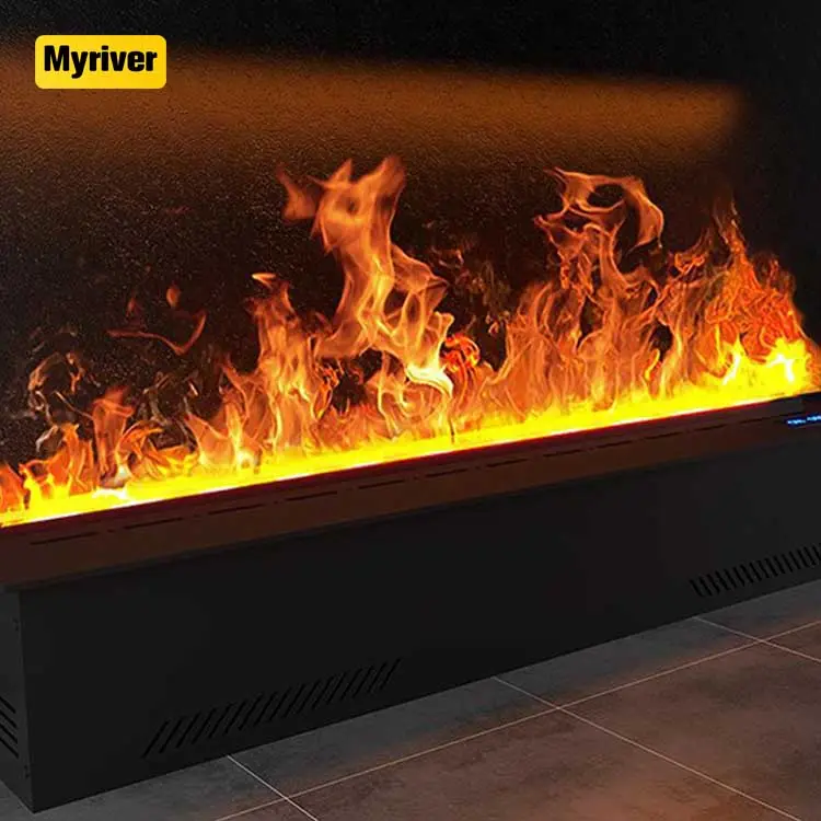 Myriver – fausse cheminée décorative électrique, flamme, cheminée électrique avec un feu froid en lituanie