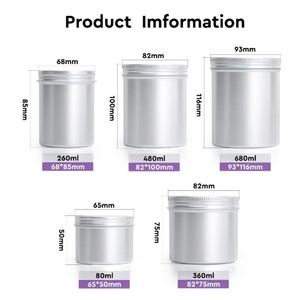 Omega-3 Fish Oil in Aluminum Can Metal Tin <b>Container</b> for Optimal Preservation and Storage - Product Image 4