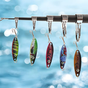 Nouveau métal truite cuillère appât 43mm 5.2g lumineux Fisheye et dos impression 3D modèle métal cuillère basse truite Fishinig leurre - Product Image 4