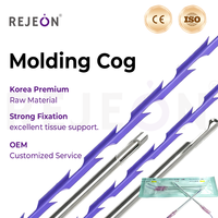 R DDP 18/19G 100/120mm Molding Z Type Cog Thread Hilos PDO/PCL/PLLA Coréen ISO/CE pour l'esthétique, la formation, les spas de beauté