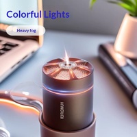 Nouveau Mini Humidificateur Canon en Plastique USB Portable, Créatif, Sept Couleurs, Grand Volume de Brume, pour Bureau