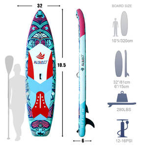 Personalización de fábrica china <span class=keywords><strong>padel</strong></span> sup Board inflable Stand <span class=keywords><strong>Up</strong></span> Paddle Board padelboard waterplay padeling Longboard - Product Image 4
