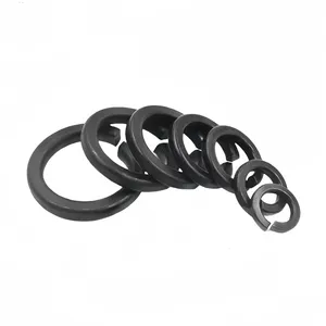 M2 M3 M4 M5 M6 M8 M10 M12 M14 M16 M18 M20 M22 M24 M27 Black Oxide Steel Split Lock Spring Washers