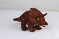 Licorne Dragon Dinosaure Jouets En Peluche Doux Au Toucher Véritable Jouet Animal Debout Natation Chiffres En Peluche Rouge PP Coton Promotionnel