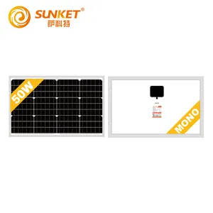 A 급 Small Solar Panel 5 와트 10 와트 20 와트 30 와트 40 와트 50 와트 60 와트 12 볼트 Solar Panel) 저 (Low) 가격 Mini Solar Panel