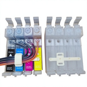 Cartouche d'encre rechargeable sans puce pour <span class=keywords><strong>Epson</strong></span> 405 405XL, pour imprimantes <span class=keywords><strong>Epson</strong></span> Workforce <span class=keywords><strong>WF</strong></span>-7310 WF7310 <span class=keywords><strong>WF</strong></span> 7310, cartouche d'encre CISS - Product Image 1