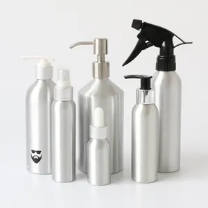 E-Better Leere kunden spezifische Farbe und Druck 100ml 300ml 500ml Aluminium flaschen sprüh pumpe
