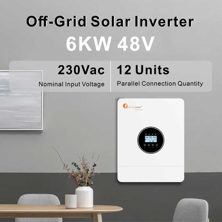 Felicity 6kw Solar Inverter - Efficient off-Grid Solution
