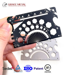 カスタマイズされたロゴ49インチステンレス鋼多機能ツールルーラーカードプロモーション & ビジネスギフト用 - Product Image 1