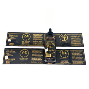 Private <strong>Label</strong> Adhesive Vinyl Sticker For Skincare Perfume Lip Gloss Custom Logo Printing <strong>and</strong> Labelling - Product Image 1