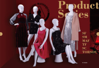 Robe invisible en plastique, 5 pouces, mannequin pour exposer