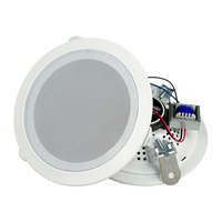Offre Spéciale Tweeter en fer de 6 pouces son stéréo caisson de basses boîte 15 watts système de sonorisation connexions rapides haut-parleur de plafond en métal
