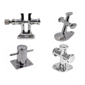 Nuovo Bollard Doppio a Croce in Acciaio Inox 316 Lucidato a Specchio Sunstar Metal Marine per Imbarcazioni/Aggiornamento Pontile - Product Image 1