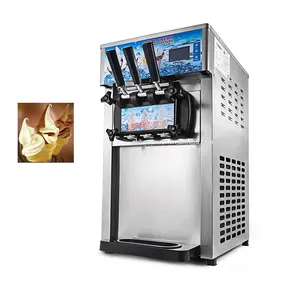 18L/H LCD Display New Soft Ice Cream Machine Ice Cream Machine Maker Commercial