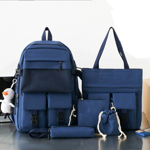 Trường Ba lô học sinh bookbag du lịch trở lại gói-5PCS dễ thương ba lô với Hộp Ăn Trưa cho thanh thiếu niên trẻ em tiểu Học Trung Học - Product Image 6