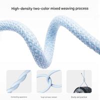 Câble de charge rapide et de synchronisation USB-C 8 broches en nylon tressé PD 20W de 0,9 m/1,8 m pour iPhone 14/13/12/11/XR/Pro Max – Vente en gros