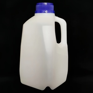 Vente en gros de baril en plastique HDPE de qualité <span class=keywords><strong>alimentaire</strong></span> de 1 l ou 500ml avec poignée, adapté aux emballages de lait, de jus, de vin ou de produits chimiques - Product Image 1