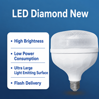 Ampoule LED Tri-Proof à Haute Luminosité avec Couverture en PC, Étanche IP65, Culot E27, Lampe Globe Économe en Énergie pour Usage Domestique