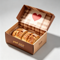 Boîtes à hot-dogs jetables en carton ondulé kraft, boîtes à emporter pour le déjeuner, boîtes personnalisées pour la restauration de hot-dogs et emballages