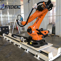 Robot multifonctionnel Chargement automatique Modèle de sculpture et de fraisage du bois Robot Kuka 8 axes