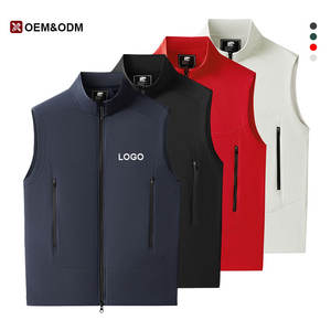 OEM logo stampato personalizzato gilet invernale pratico impermeabile giacca da lavoro abbigliamento da lavoro uniforme da uomo gilet Soft Shell - Product Image 2