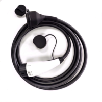 Câble d'extension de chargeur EV monophasé Sixpenceev 5M/15M Type 2 32A 7KW, étanche IP54, neuf, OEM ODM