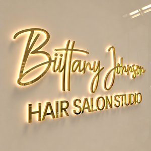 Customized 3D metal backlit <b>illuminated</b> letters, LED <b>illuminated</b> letters, customized logos, LED <b>illuminated</b> signs - Product Image 3