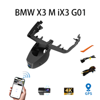 Enregistreur vidéo 4K compatible pour BMW X3 M IX3 G01, caméra embarquée avec deux objectifs DVR avant et arrière, GPS, plug and play