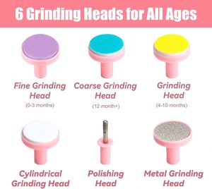 Coupe-ongles pour bébé avec logo personnalisé, lime à ongles électrique pour bébé, soin des ongles pour bébé, coupe-ongles pour nouveau-nés et tout-petits, kit de soin des ongles pour orteils et doigts - Product Image 4