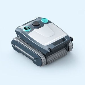 Nettoyeur de piscine robotisé sans fil automatique pour piscines hors sol et enterrées, robot de nettoyage de piscine extérieure - Product Image 2