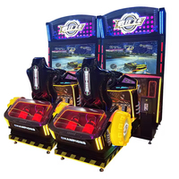 Simuladores de Carreras Operados con Monedas, Máquinas de Arcade de Carreras Locas para Interiores, Venta al Por Mayor del Fabricante, con 1 Año de Garantía, en Inglés