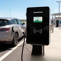 Estación de Carga para Vehículos Eléctricos Jinghu para Exteriores, 7-22kW, Tipo 2, Enchufe de Pared, Plataforma OCPP Lista para Usar, Resistente a la Intemperie IP54, TA-AC-AL-P