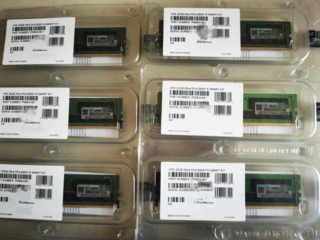 P07646-B21 32GB PC4-25600 DDR4 3200MT/s 2Rx4 ECC Memory RAM