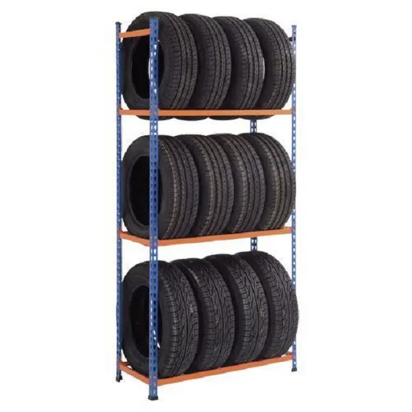 Popular Industrial warehouse rack use steel stacking tyre racking system warehouse storage with Competitive Price