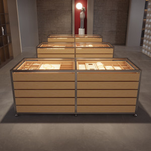 Armoire de rangement multifonctionnelle personnalisable en profilé aluminium, style nordique moderne, 5+ tiroirs, 6 étagères, mobilier de maison DIY - Product Image 1