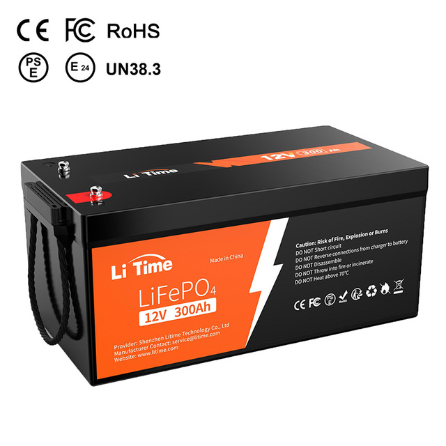 Free Shipping 12.8v Lithium Ion Battery Pack 300Ah BMS Lifepo4 Battery for Marine RV Solar Household Energy Storage