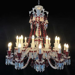 Badu trang trí đám cưới Đèn Chùm Pha Lê ấm trắng dẫn đèn có thể điều chỉnh chiều cao kích thước lớn 2-năm bảo hành tùy chỉnh - Product Image 6