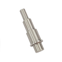 Tige à pas usinée CNC, axe d'entraînement en acier inoxydable usiné CNC sur mesure avec extrémité plate, usinage OEM pour équipement industriel
