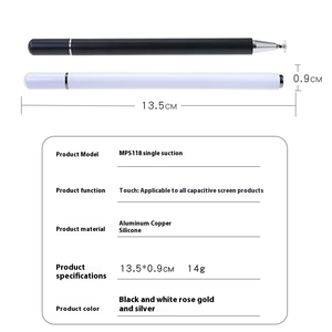 2-in-1 kim loại bút stylus bút chì cho cảm ứng điện dung Tương thích với <span class=keywords><strong>iPhone</strong></span> <span class=keywords><strong>iPad</strong></span> cho <span class=keywords><strong>iPod</strong></span> Touch và khác Điện thoại thông minh/máy tính bảng - Product Image 4