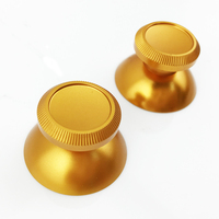 Joystick analogique en métal 3D, capuchon de poignée en forme de champignon pour manette PlayStation 5/PS5/PS4/XBOX ONE, bâton analogique de remplacement